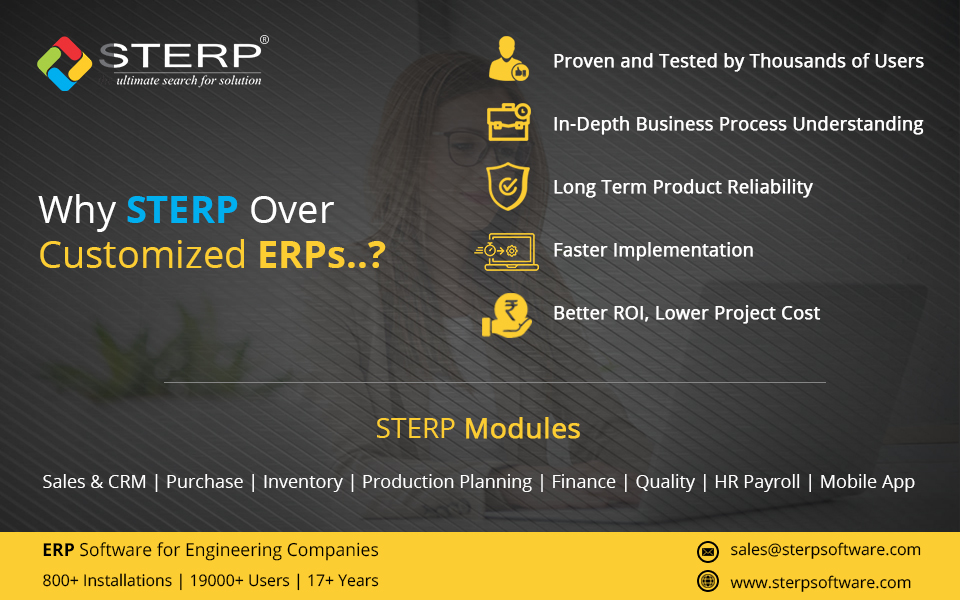 Why STERP over Customized ERP’s?